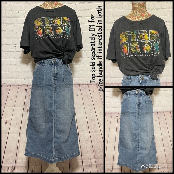 Cato Dresses & Skirts - Cato Denim Skirt